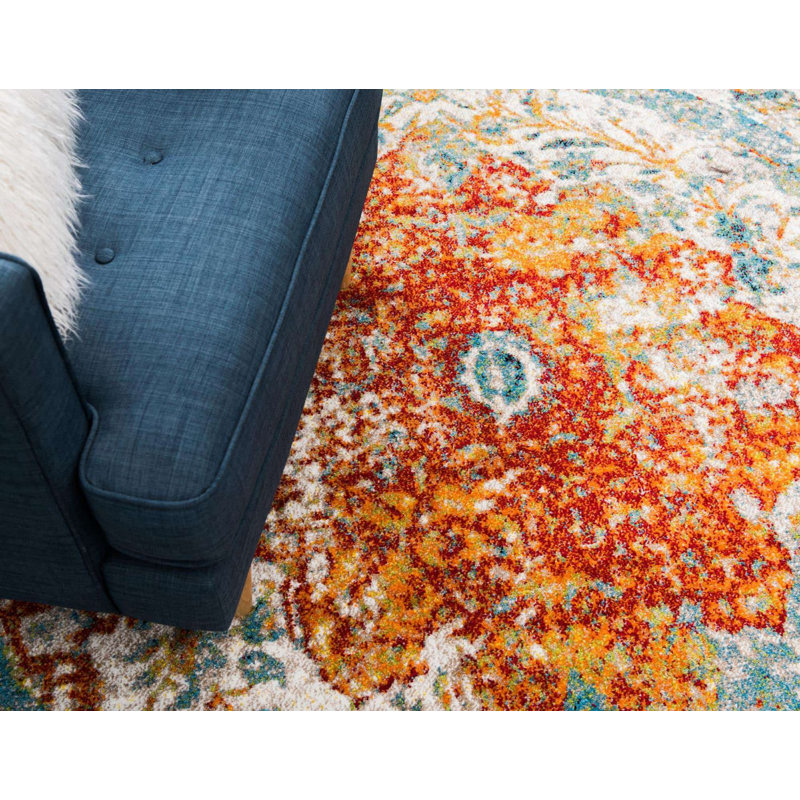 Tapis transitionnel Murawski couleur chameau, Rectangle 2 pi x 3 pi
