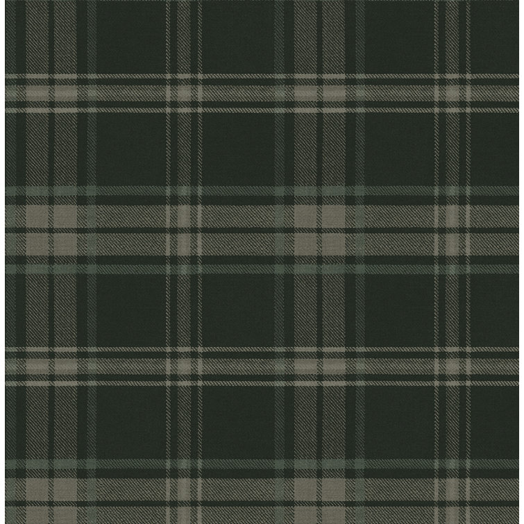 Gracie  Sennehill Plaid Peel And Stick Wallpaper
