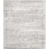 Handwoven Wool Moroccan Area Rug in Light Gray