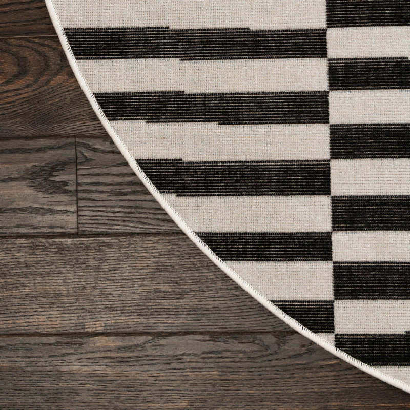 Wingate Cotton Abstract Indoor Rug, Runner 2'7"x 12'