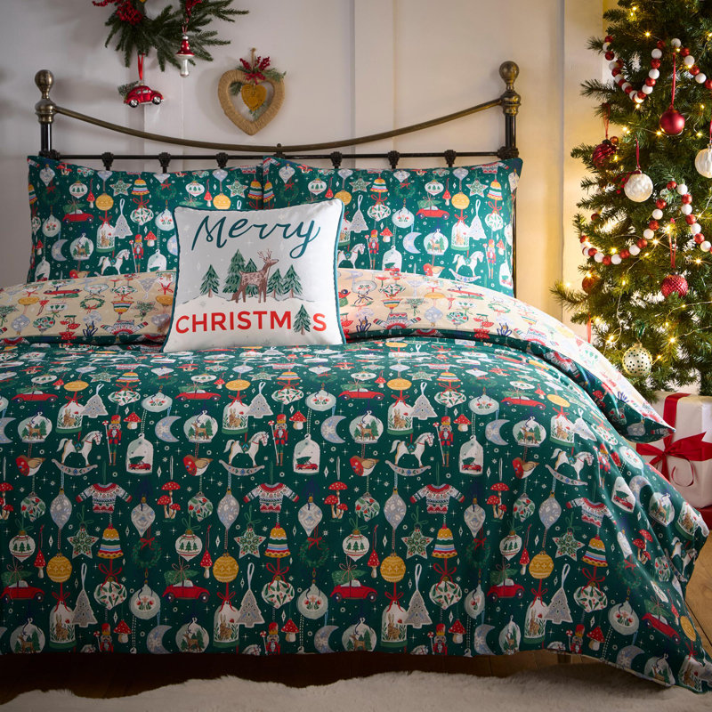 Green Square Cushion