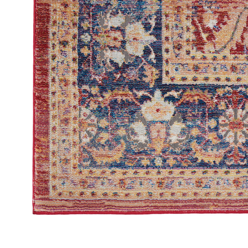 Goldrick Oriental Area Rug, Rectangle 61 x 122cm