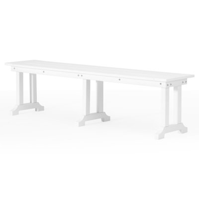 Outdoor All-Weather HDPE Dining Bench