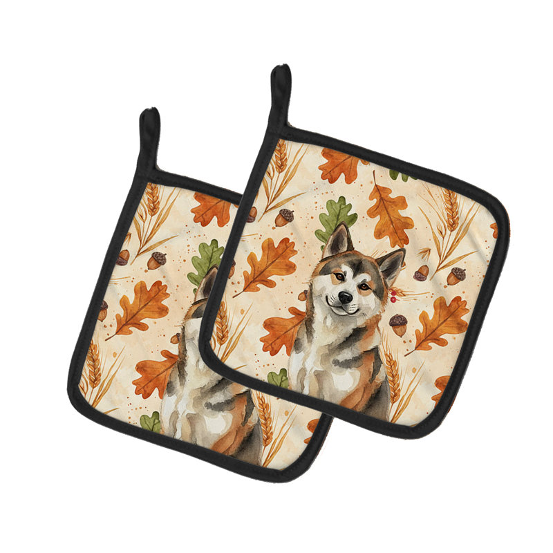 Paire de supports à casserole Sesame Akita Heirloom Fall