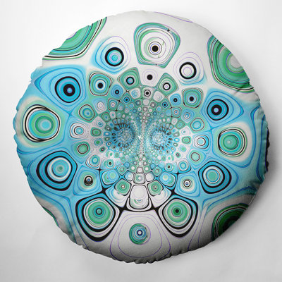Abstract Reversible Throw Pillow