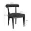 45.7cm H Boucle Upholstered Side Chair-649700142-649700145