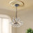 Kuol 6-Light Dimmable Champagne Flower Crystal Empire Chandelier-1156907418
