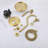 Retro Shower Faucet Set with Rough-In Valve with 9 Inches Rain Shower Head-100003887