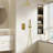 2-Function High-Pressure Rainfall Shower System, Tub Faucet Set