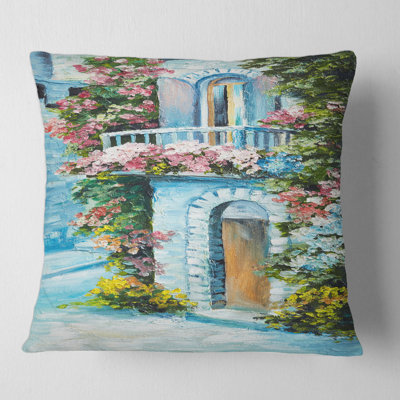 Housse et insert de coussin House House the the Sea Flowers II