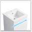 Meuble-lavabo de 16 po avec lavabo, capteur de lumière, espace de rangement