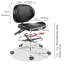 Emmetta Backed Adjustable Height Ergonomic Industrial Stool