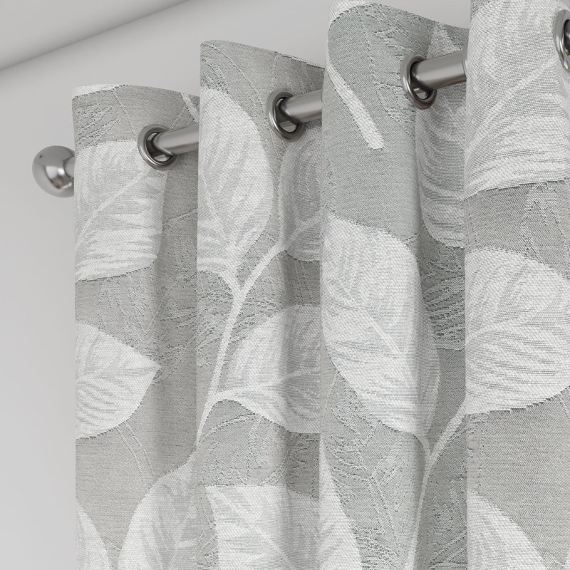 Leaf 52 x 84 Inch, Door Curtain - Pack of 2 Panels, Pink