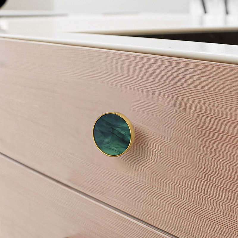  1-5/16" Diameter Circle Knob Multipack, Celadon Green