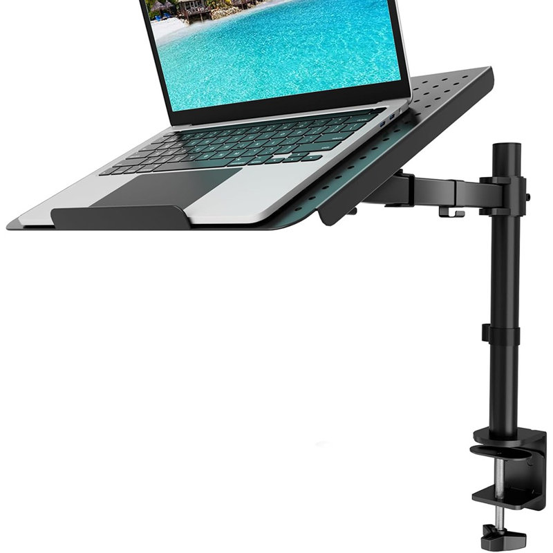 Laptoptray Desk Mount For 17inch Notebook, Fully Adjustable Laptop Arm