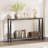 Console Table, Entryway Table With Storage, Industrial Sofa Table With V Design, 2-Tier Narrow Console Table-537844815-549872531