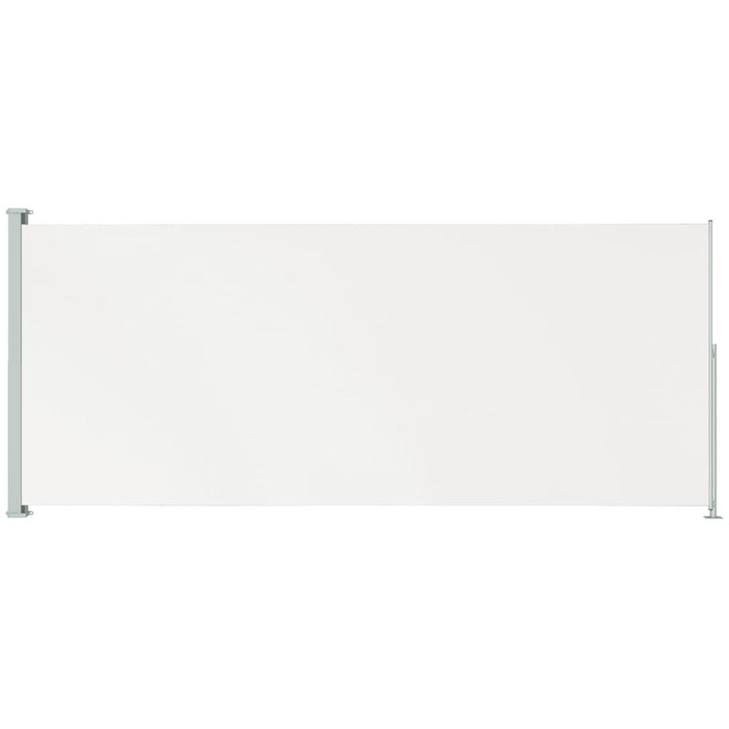 VidaXL Fabric Red And Grey Cover Motorised Retractable Side Awning, Grey