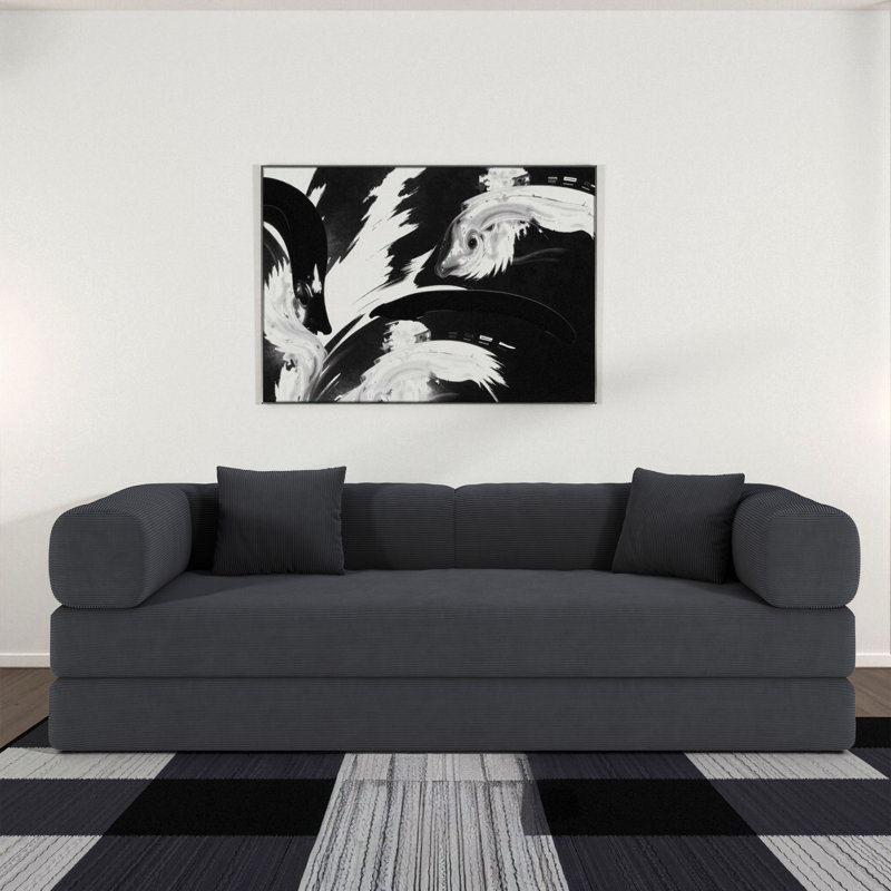 78.8" Modular Sofa, Convertible Pudding Block Sofa, Floor-Standing Sofa Bed With Armrests And Comfortable Sofa Bed, Compression Sofa