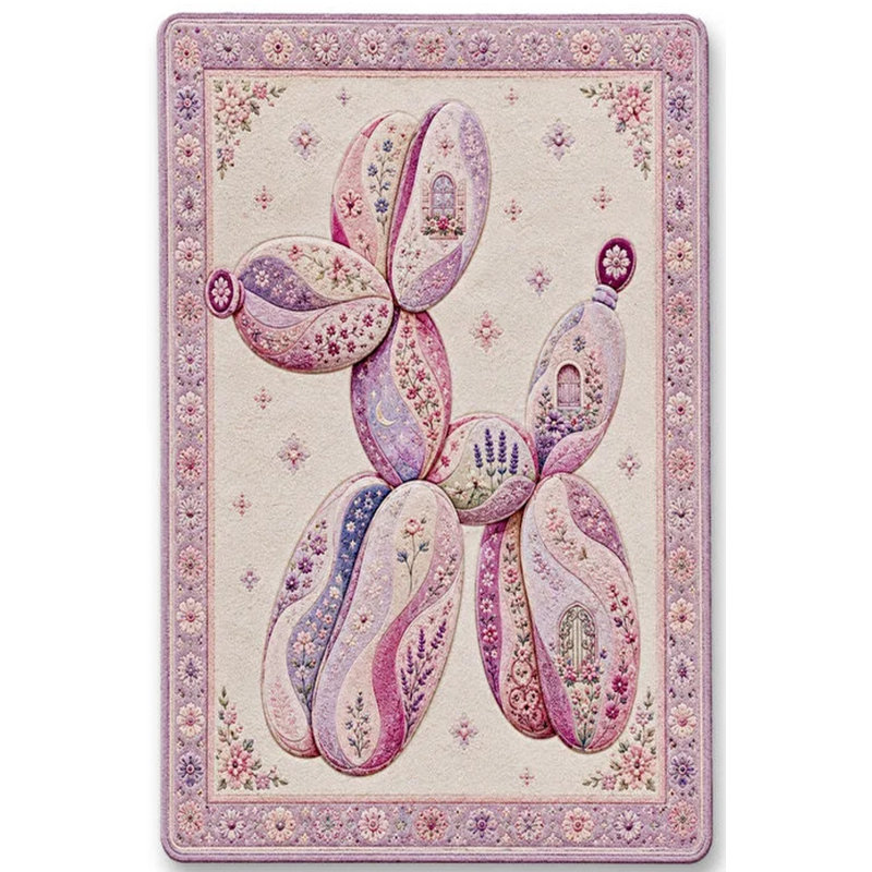 Tapis tissé à la crème Mosso, 2'4" x 3'11"