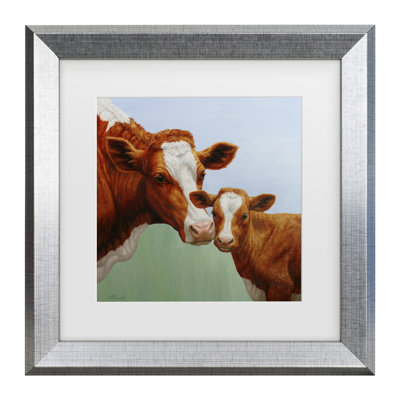 Bolog Crista Forest Cream And Sugar Matted Framed Art