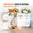 VEVOR 23.6inch High Acrylic Wedding Flower Stand Floral Display Racks