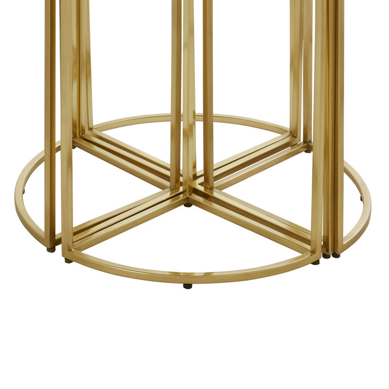 Glass Top Nesting Tables