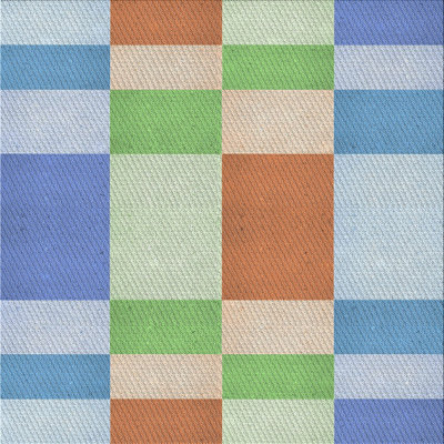 Tapis bleu/vert/orange Horicon