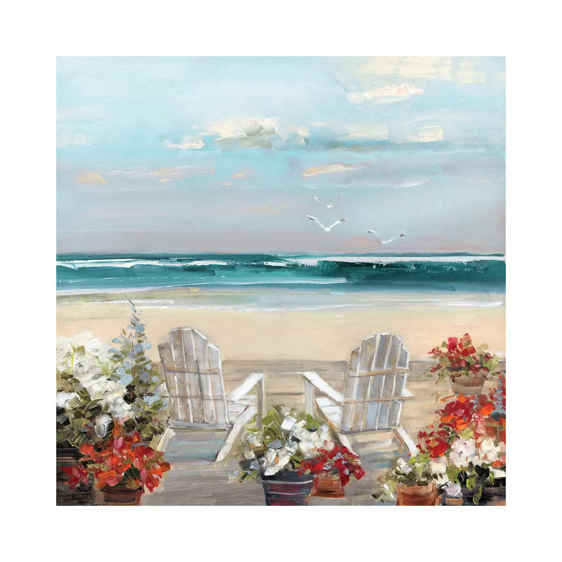 Summer Sea Breeze by Sally Swatland - Wrapped Canvas Print, 30.48 cm H x 30.48 cm W