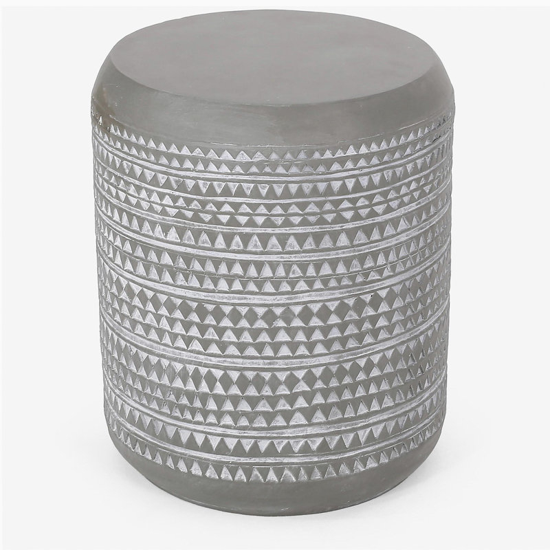 Outdoor LightWeight Concrete Side Table