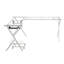 Bureau d'ordinateur en verre transparent Avelyn-114234628
