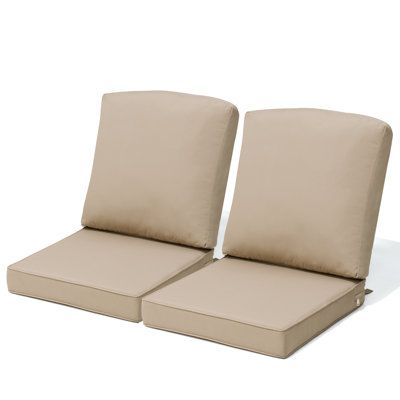  Ebern Designs 21'' W X 22'' D X 3.5'' H Outdoor Seat / Back Cushion