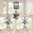 4 - Light Dimmable Geometric Chandelier-1351086352