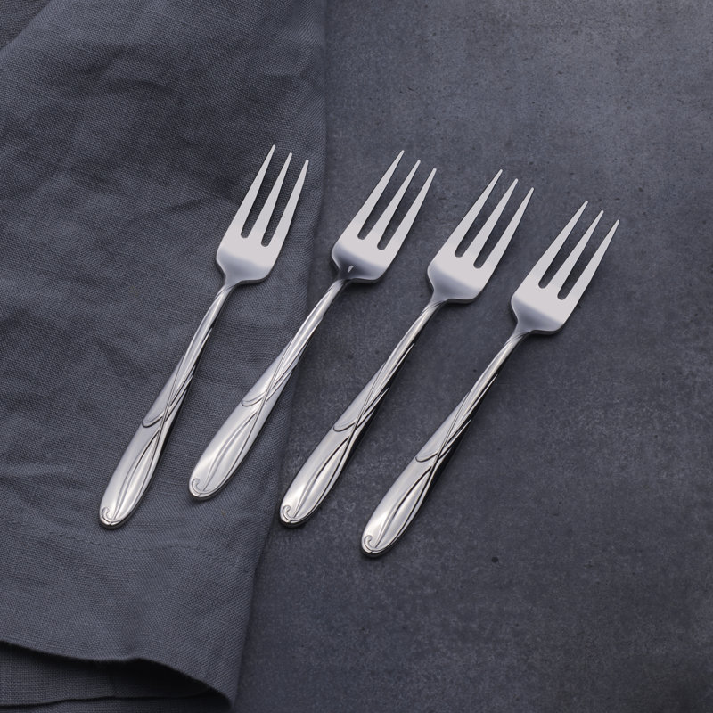 Cocoa Blossom 18/10 Stainless Steel Appetizer Forks