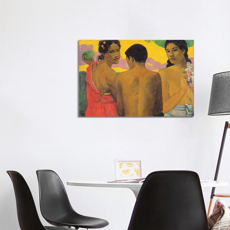 Three Tahitians, 1899 by Paul Gauguin - Wrapped Canvas Gallery-Wrapped Canvas Giclée, 101.6 cm H x 66.04 cm W x 1.91 cm D