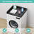 Washer Dryer Countertop, Laundry Countertop Over Washer and Dryer-Black-123466875