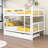 Dinovo Kids Full Over Full Bunk Bed with Trundle-21262988