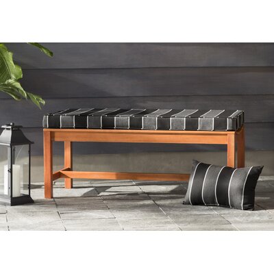 Hinkel Indoor/Outdoor Sunbrella Bench Cushion -  Brayden Studio®, 7119B38E43A84C4AB6270C5662CFDC03