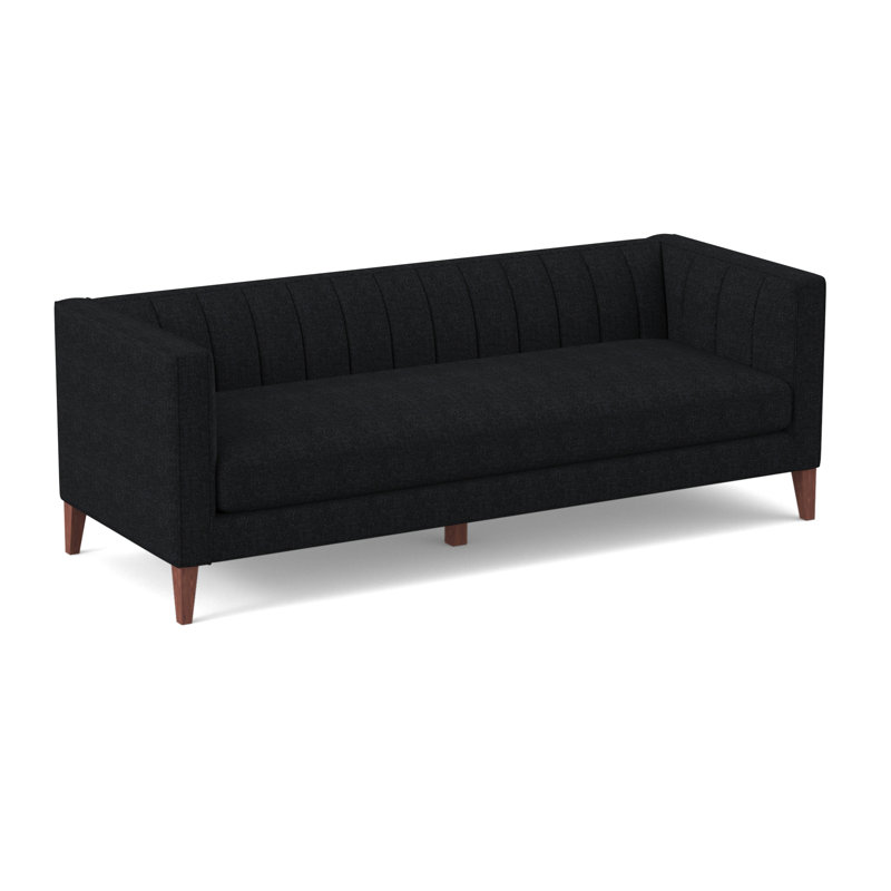 Provo Upholstered Sofa, Vibe Nocturnal Chenille, 31" H x 90" W x 34" D