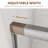 44-48" W X 72" H Double Sliding Frameless Shower Door With 1/4" (6Mm) SGCC Clear Tempered Glass, Chrome-122480866