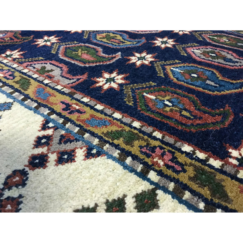 Wool Geometric Area Rug, Rectangle 7'9" x 9'8"