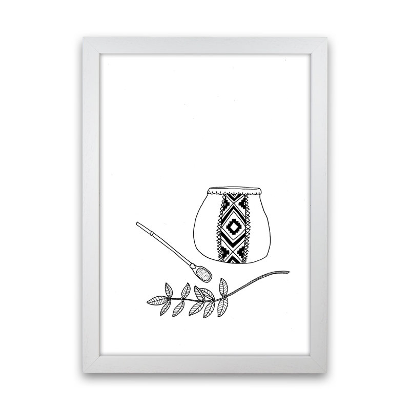 Mate by Carissa Tanton - Print, 46cm H x 34cm W x 3cm D, White Framed