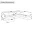 Canapé modulaire rembourré de rangement en velours 8 pièces 116,6 po Vashudev-1292147866