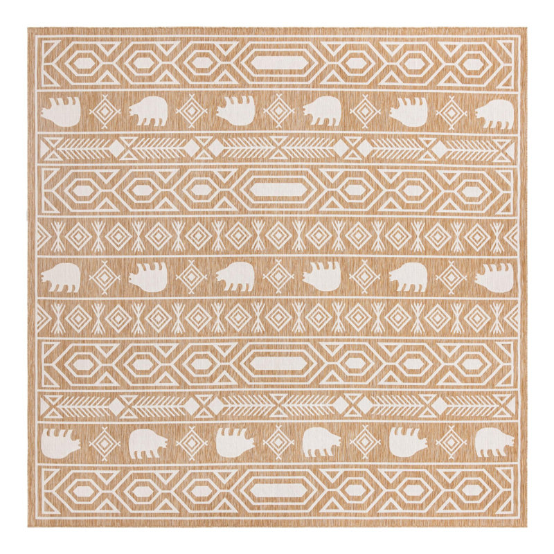 Amasya Marcion Indoor/Outdoor Area Rug, Square 12'
