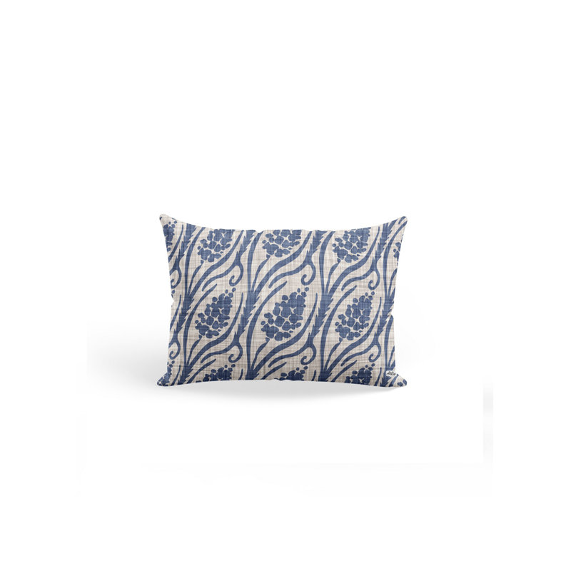 Housse et insert d'oreiller lombaire en polyester Alfon