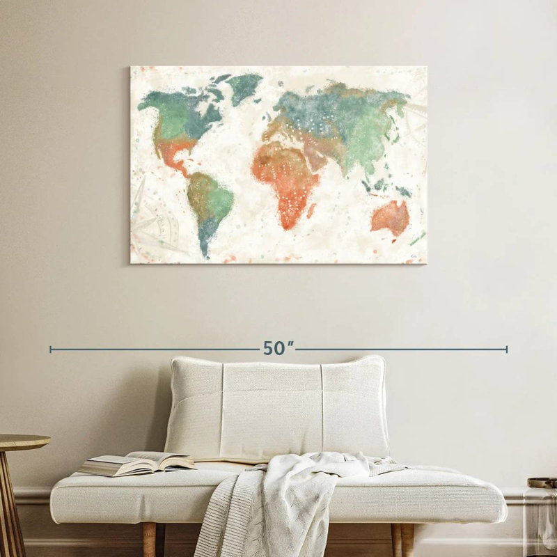 Aliaz Explore The World No Words, 26" H x 39" W