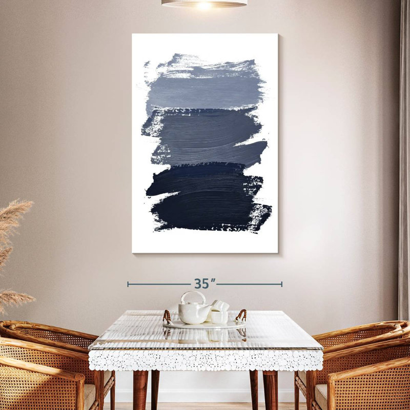 Avery Blue Paint, 51" H x 34" W