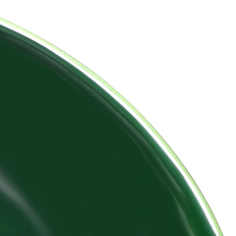 Maya 8.25" Melamine Irregular Round Bowl, Green