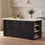 Îlots de cuisine 72 po avec rangement de style moderne 72 po-1180224538-1180224551
