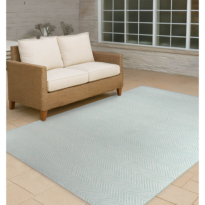 Tapis extérieur à chevrons antidérapants, Rectangulaire 2 pi x 3 pi