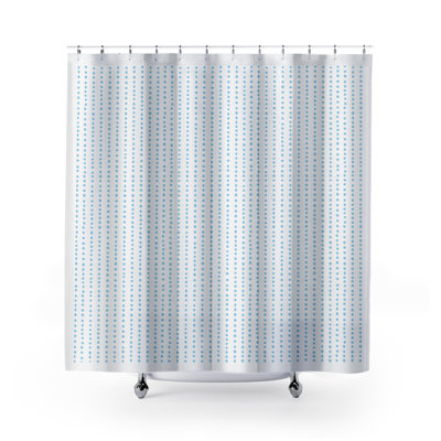 Thora Dots Mid-Century Shower Curtain